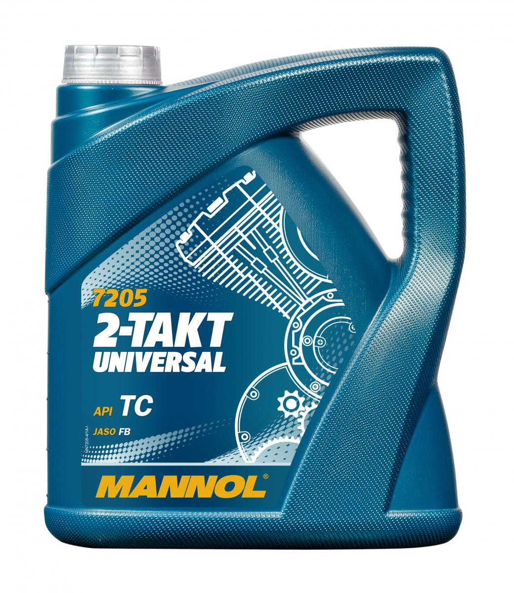 8 Liter (2x4) MANNOL 2-Takt Universal 7205 API TC JASO FB ISO L-EGD Motorradöl