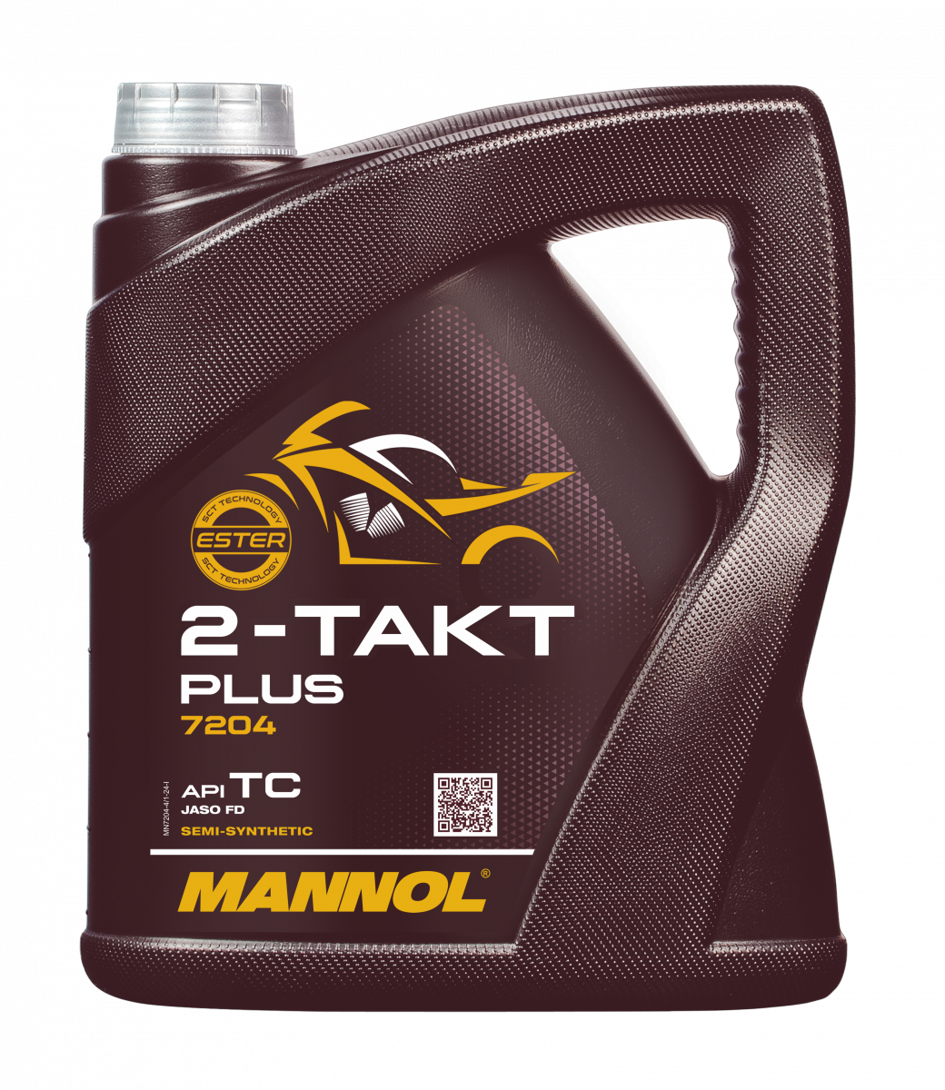 4 Liter MANNOL 2-Takt Plus 7204 API TC JASO FD ISO L-EGD TISI Motoröl