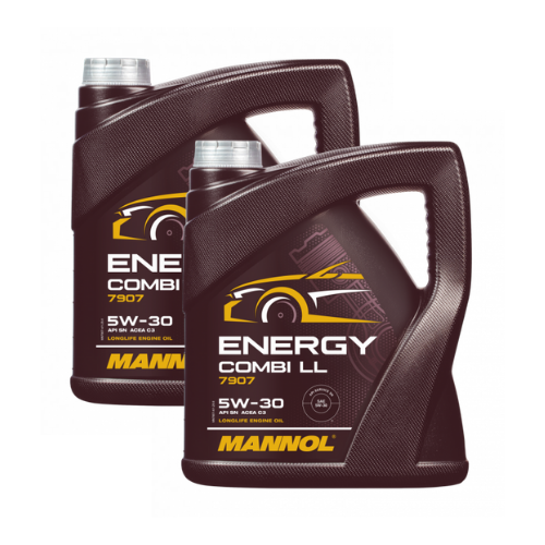 8 Liter (2x4) MANNOL Energy Combi LL 5W-30 API SN Motoröl 5W30 4036021401300