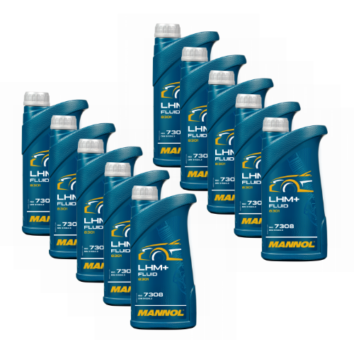 10 Liter (10x1) MANNOL LHM+ Fluid 8301 Zentralhydrauliköl DIN 51524.3