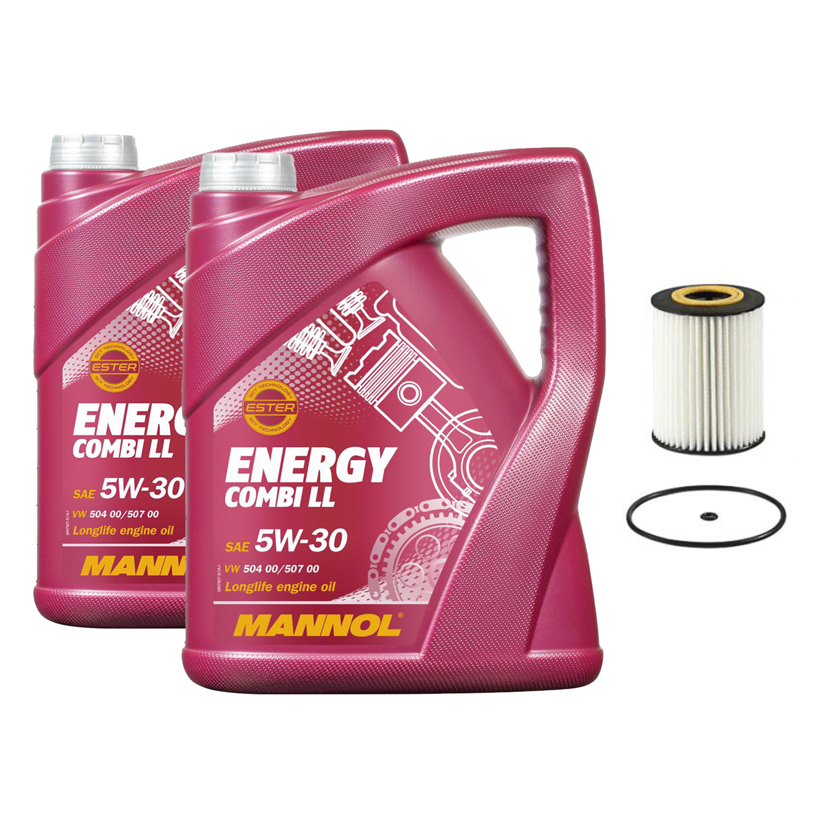 Inspektionskit MANNOL Combi LL 5W-30 passend für Mercedes-Benz R 350 CDI 4matic Viano