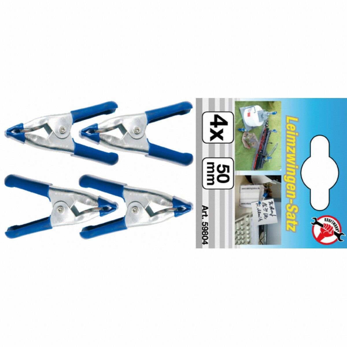 passend für Mini Metall-Leimzwingen-Satz, 50 mm, 4-tlg.