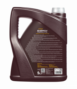 10 Liter (2x5) MANNOL Energy Formula FR 7707 5W-30 API SN ACEA A5/B5 Motoröl