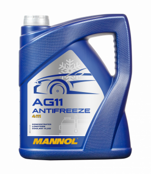 5 Liter MANNOL Longterm Antifreeze AG11 Kühlerfrostschutz Konzentrat blau G11