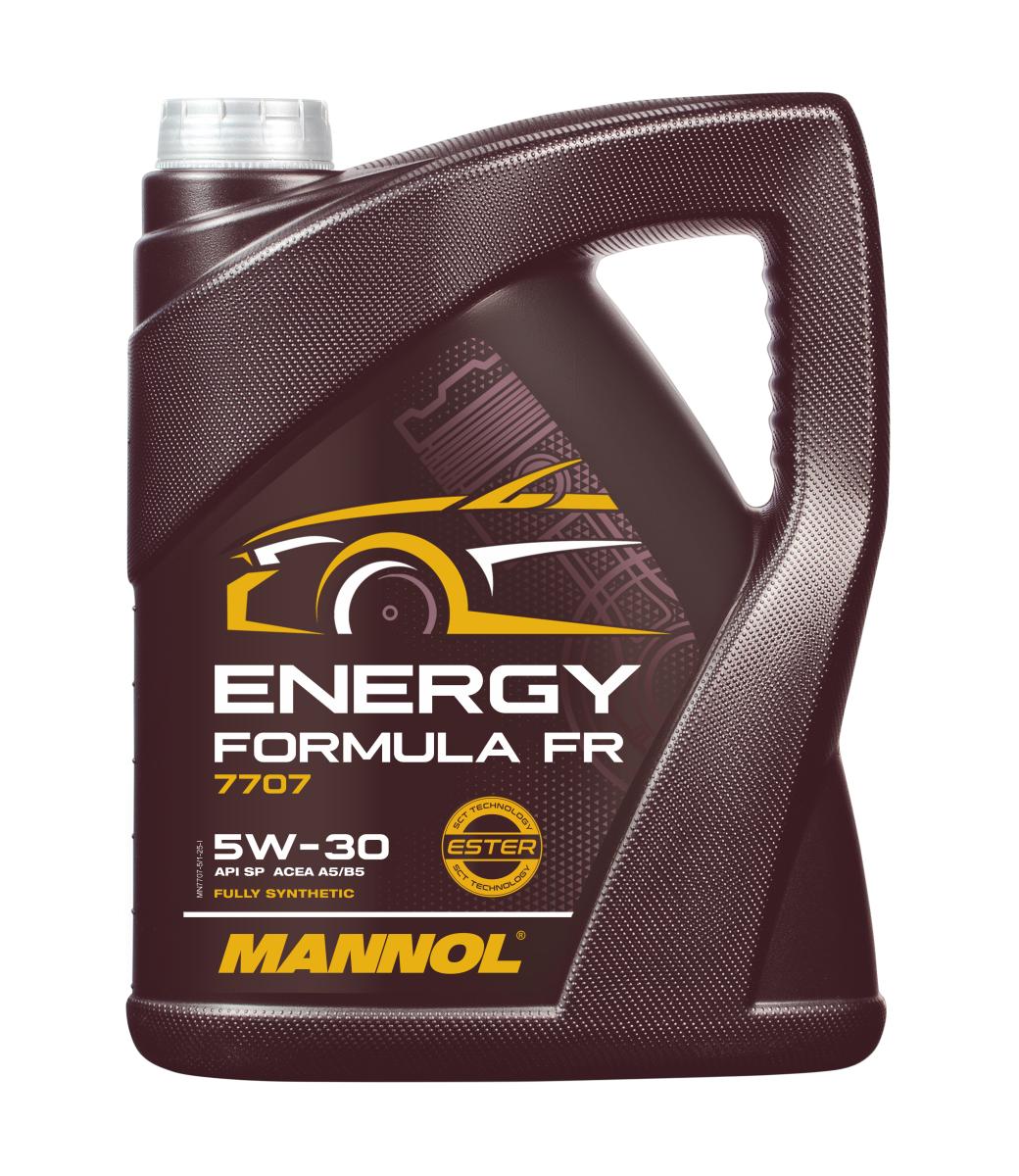 5 Liter MANNOL Energy Formula FR 7707 5W-30 API SP Motoröl + 1x Motor Flush