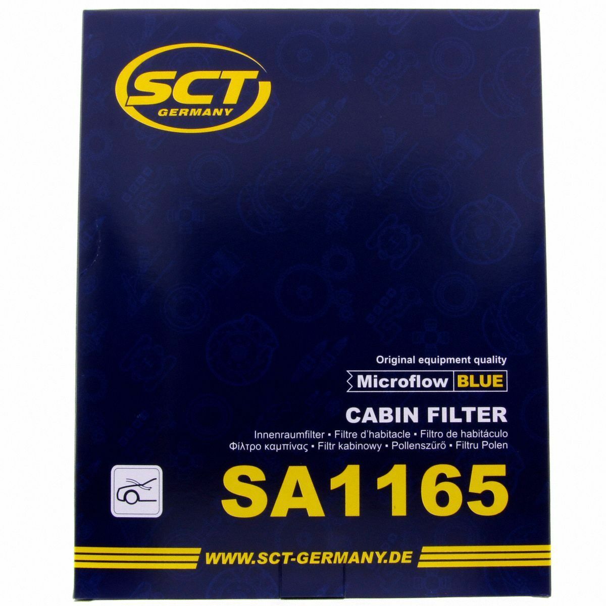 SCT Innenraumfilter Luftfilter SA 1165 Pollenfilter Luft Filter Audi VW
