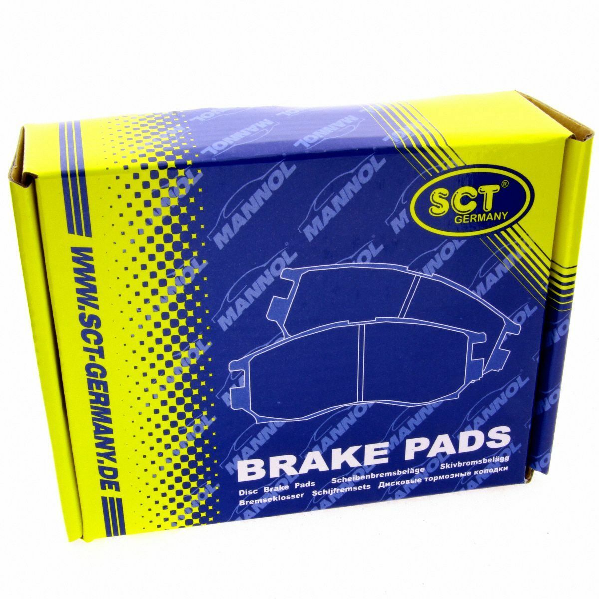 *** SCT Bremsbeläge SP 188 PR Bremsklötze Bremsbelagsatz vorne passend für Ford