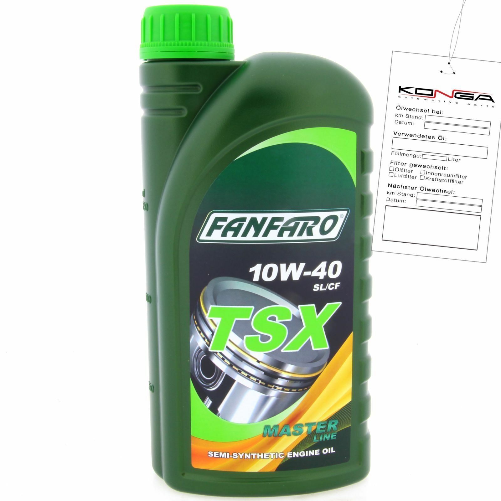 1 Liter FANFARO TSX 10W-40 SN Motoröl MB 229.1 VW 501.01 505.00 Economy-Class-Motorenöl