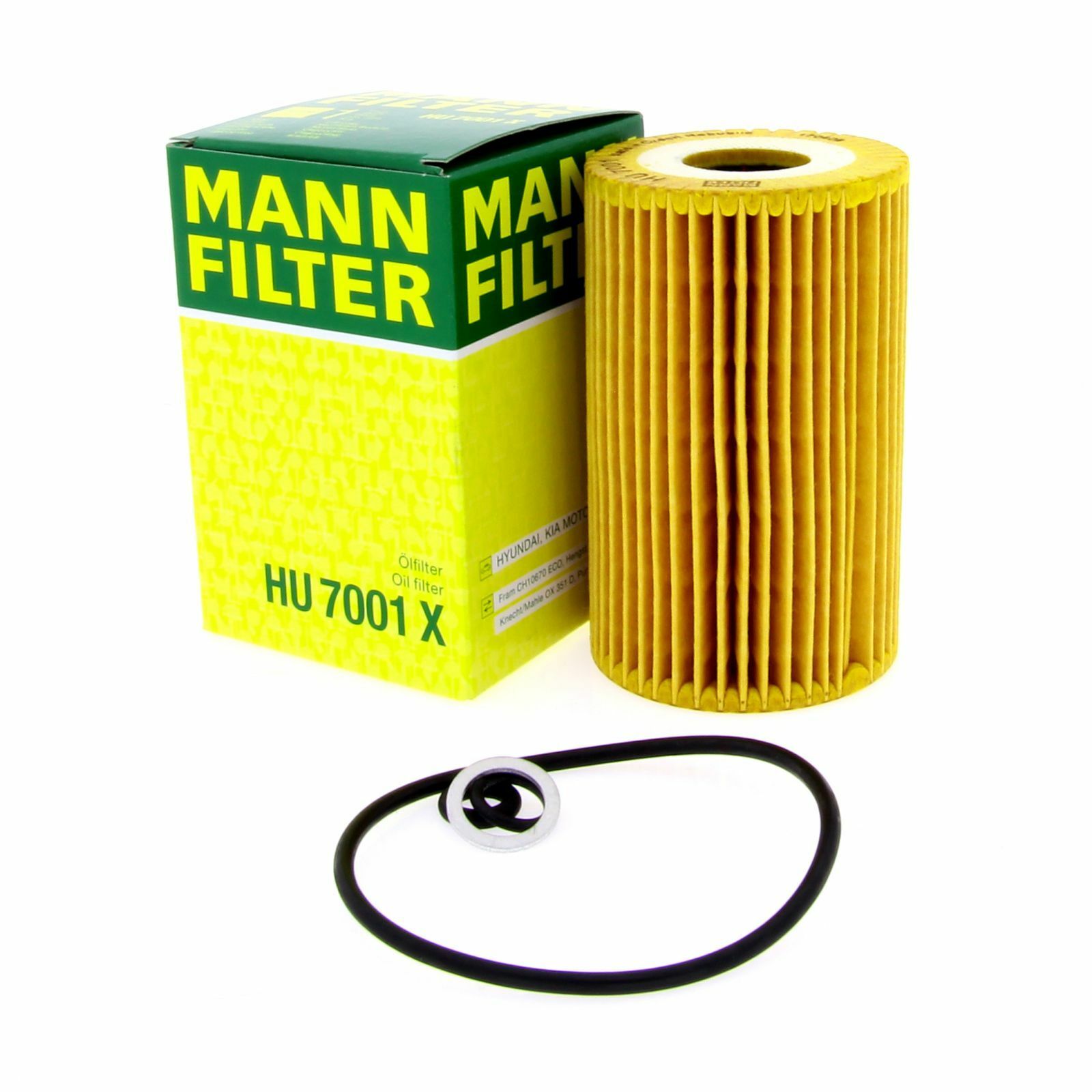 MANN Ölfilter HU7001X Filter Hyundai Equus Centennial Kia Rondo III UN