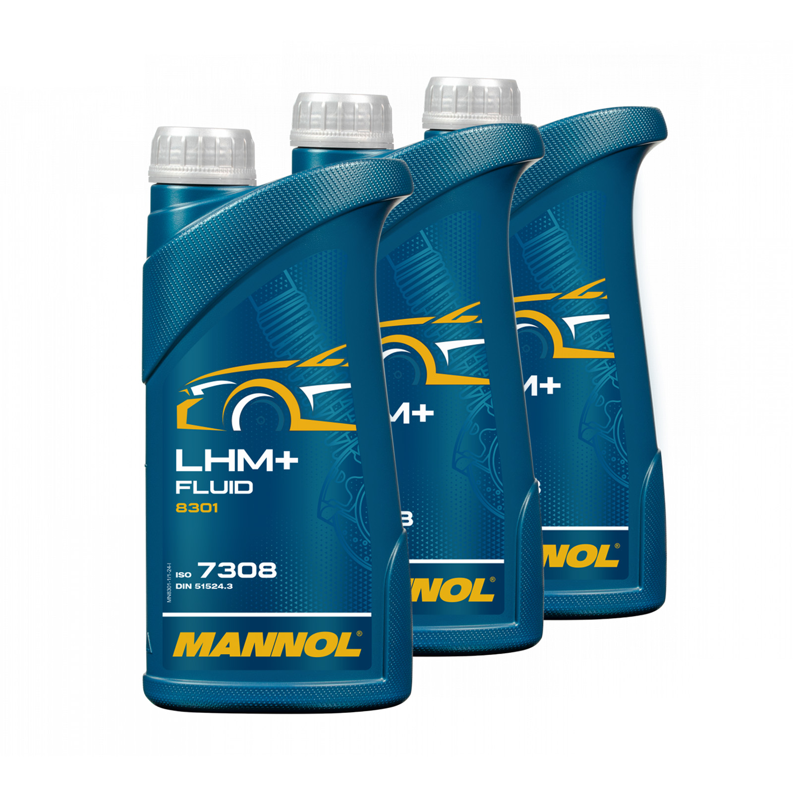 3 Liter (3x1) MANNOL LHM+ Fluid 8301 Zentralhydrauliköl DIN 51524.3 