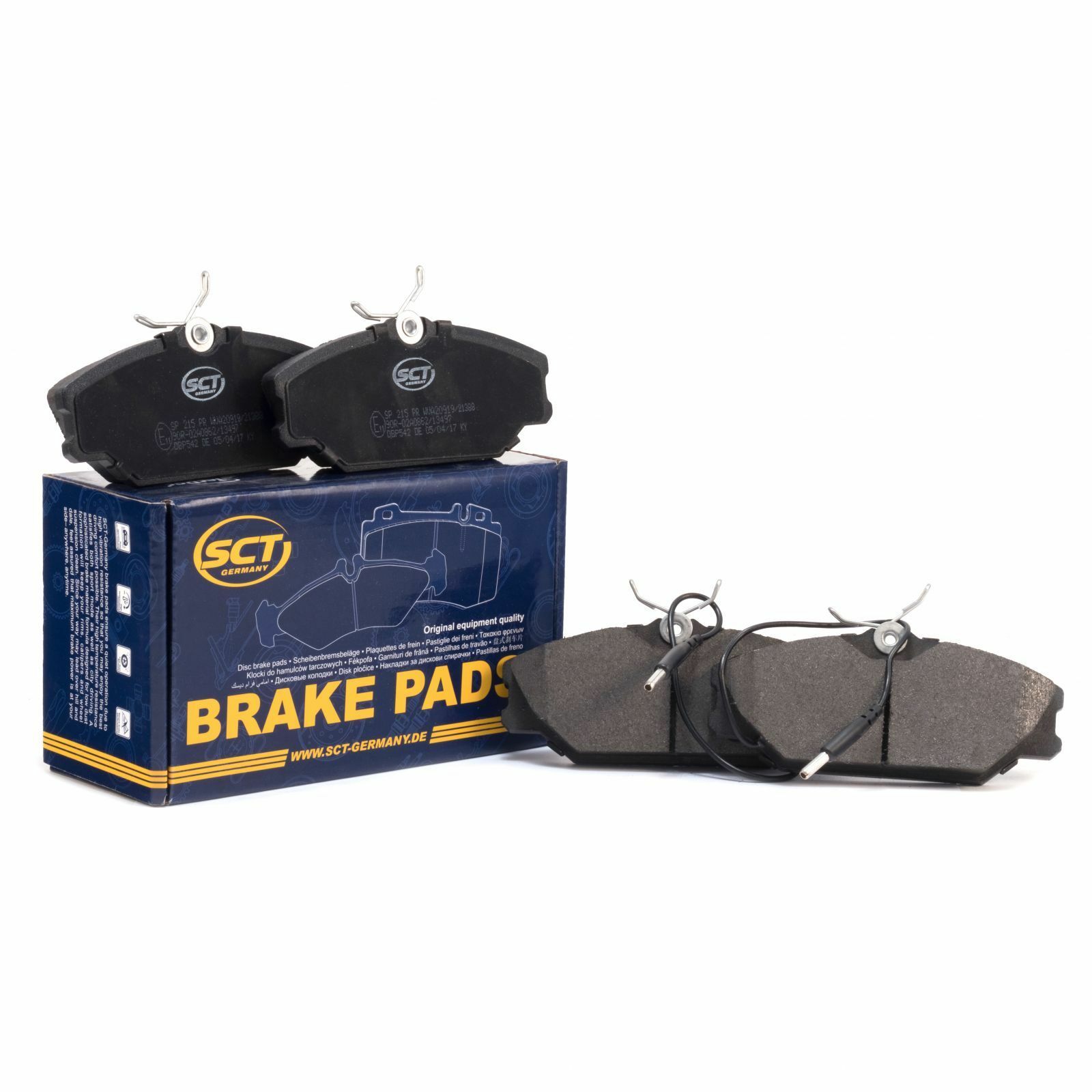 SCT Bremsbeläge SP215PR Bremsklötze Bremsbelagsatz Chevrolet passend für Renault Daewoo vorn