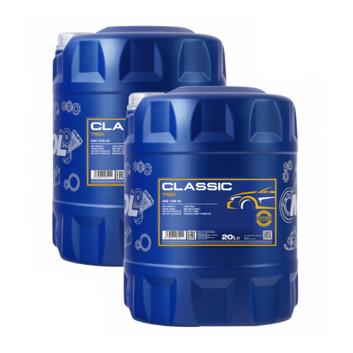 40 L MANNOL 7501 Classic 10W-40 Motoröl ACEA A3/B4 MB 229.1 VAG 505.00 RN0700