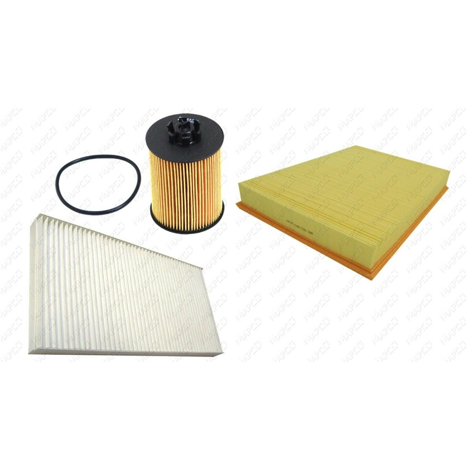 MAPCO Filter-Satz 68719 Inspektionskit passend für Opel Corsa C Combo Tigra