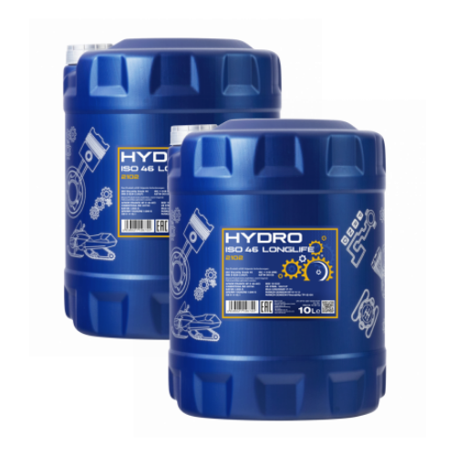20 Liter (2x10) MANNOL MN2102 HYDRO ISO HLP 46 Hydrauliköl DIN 51524 VDMA 24318