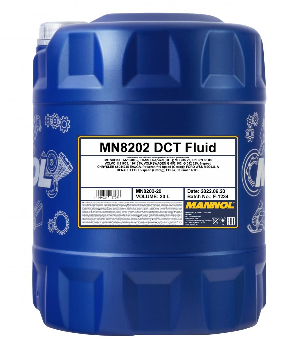20 Liter MANNOL DSG Getriebeöl Doppelkupplung Getriebe Öl DCT Fluid 20 Liter MANNOL DSG Getriebeöl Doppelkupplung Getriebe Öl DCT Fluid