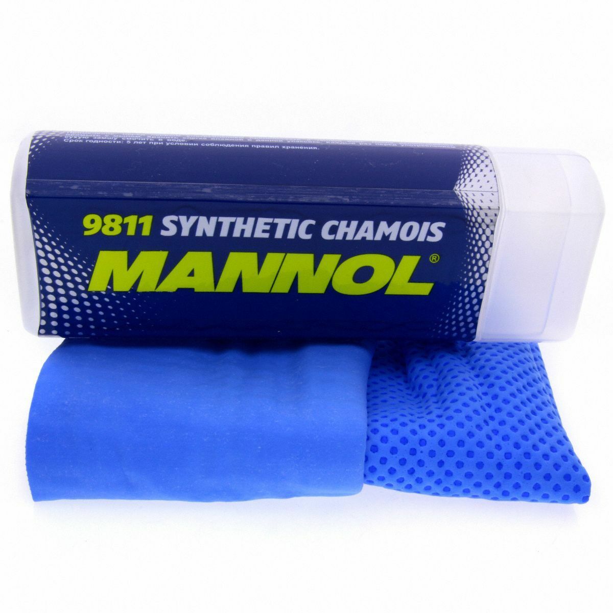 3x MANNOL 9811 Synthetic Chamois Gämse Kunstledertuch Politur Reinigung