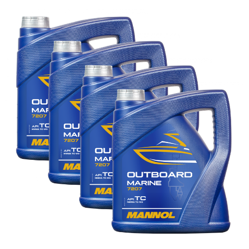 16 Liter (4x4) MANNOL Outboard Marine API TC Motoröl Außenbordmotoröl