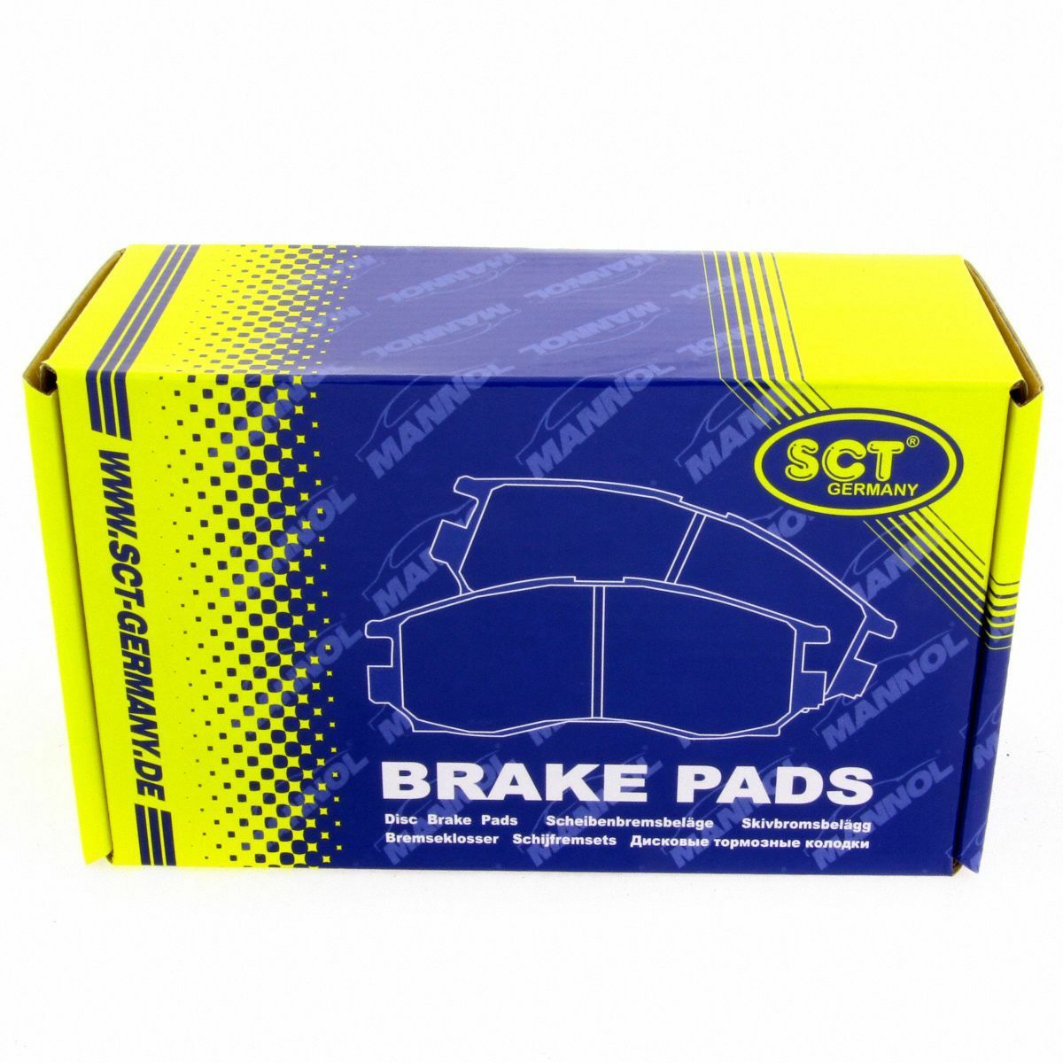 SCT Bremsbeläge SP236PR Bremsklötze Bremsbelagsatz passend für Ford Fiesta Mazda vorne