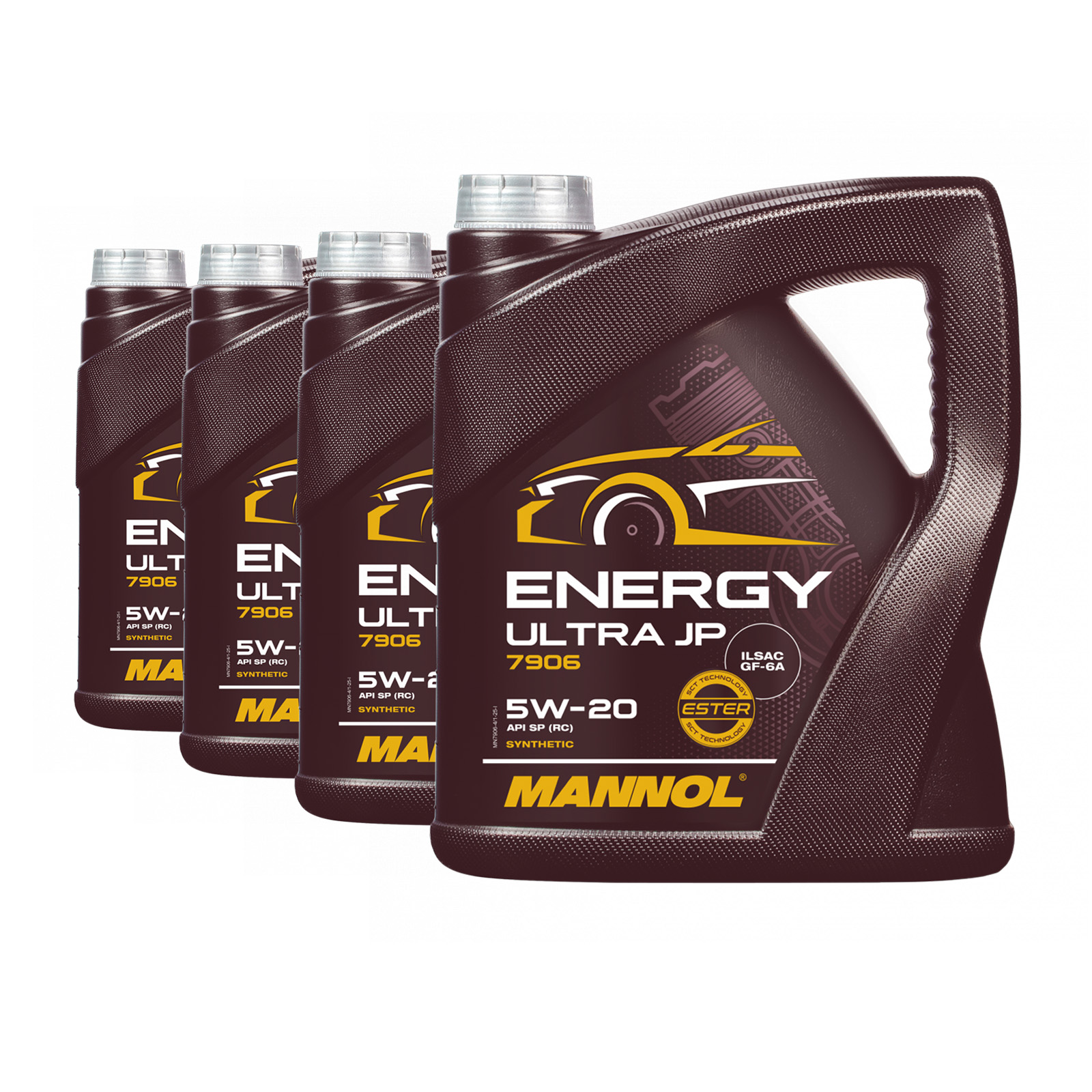 16 Liter (4x4) MANNOL Energy Ultra JP 5W-20 API SP (RC) 7906 Motoröl