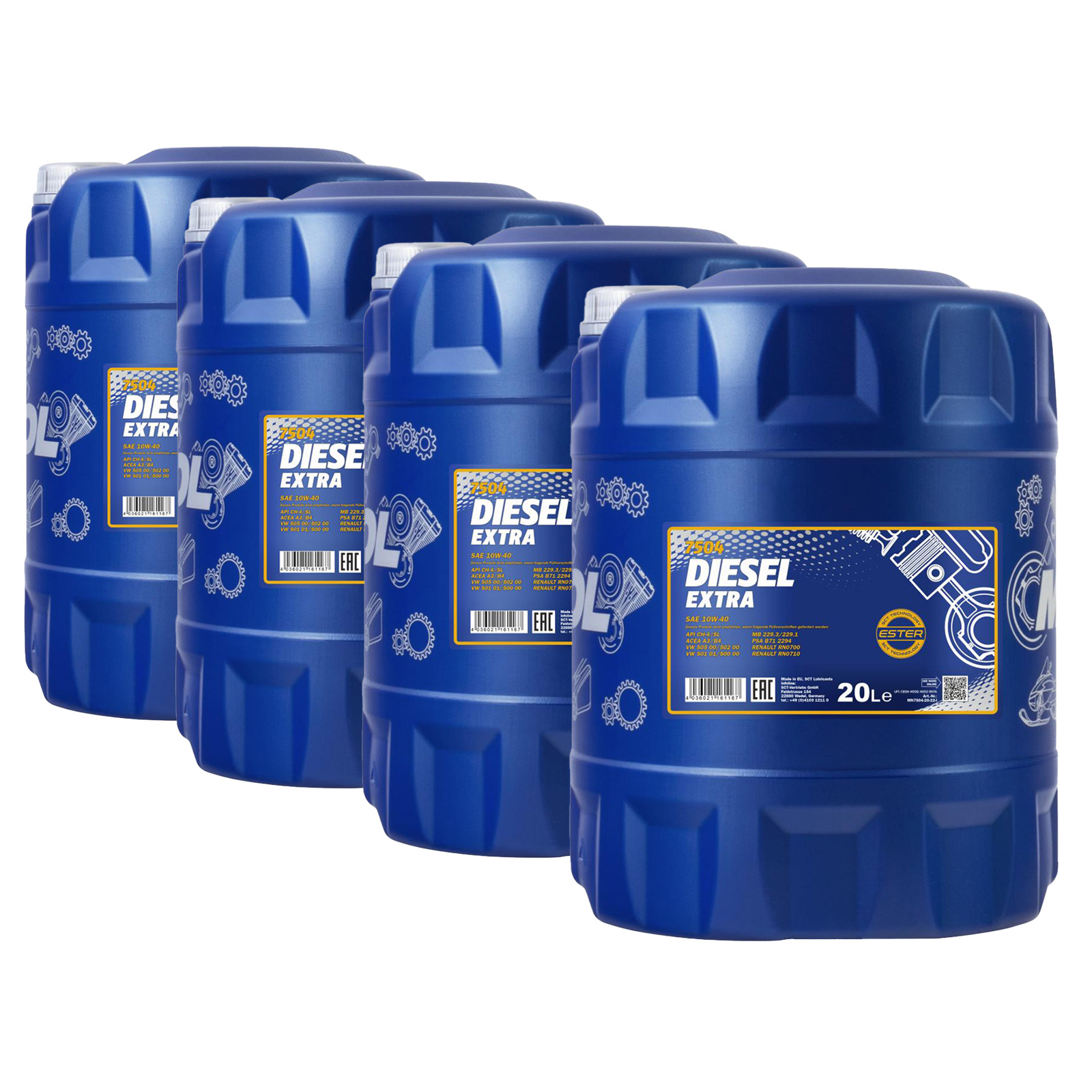 80 Liter MANNOL Diesel Extra 10W-40 10W40 Motoröl ÖL 4036021161167 80 Liter MANNOL Diesel Extra 10W-40 10W40 Motoröl ÖL 4036021161167