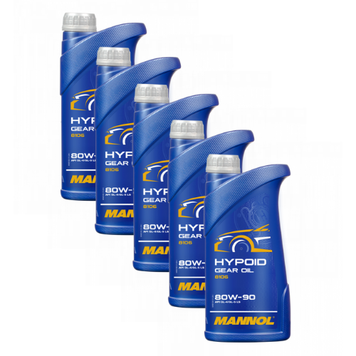5 Liter (5x1) MANNOL Hypoid Getriebeöl 80W-90 API GL4/GL5 LS Getriebe Öl 80W90 5 Liter (5x1) MANNOL Hypoid Getriebeöl 80W-90 API GL4/GL5 LS Getriebe Öl 80W90