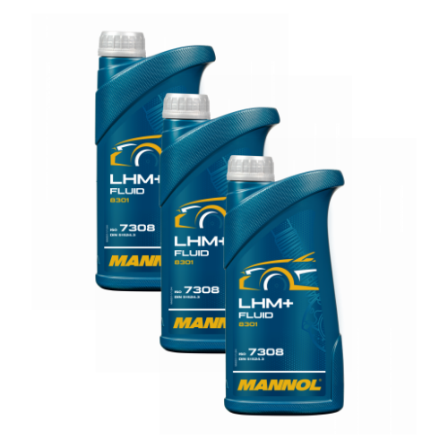 3 Liter (3x1) MANNOL LHM+ Fluid 8301 Zentralhydrauliköl DIN 51524.3