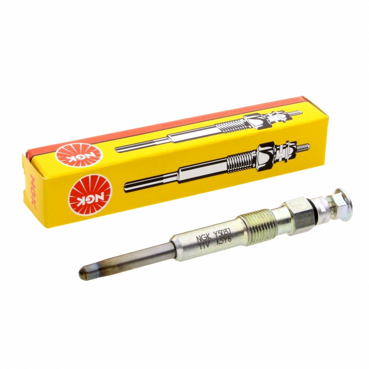 8x NGK Y503J Glühkerzen 5718 passend für Citroen Fiat Nissan Peugeot