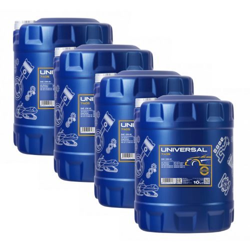 40 Liter (4x10) MANNOL Universal Motoröl 15W-40 API SN CH-4 15W40